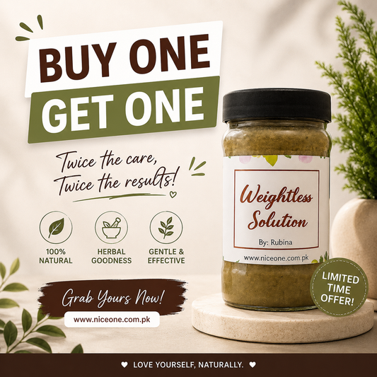 Buy One Get One Free Special Offer Weight Lose Herbal Powder 🌿 | 1-Month Plan 📆 | FREE DELIVERY ALL OVER PAKISTAN 💚✨
